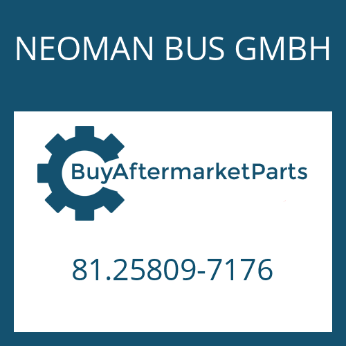 NEOMAN BUS GMBH 81.25809-7176 - EST 146 for Heavy Equipment