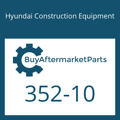 Hyundai Construction Equipment 352-10 - O-RING for Heavy Equipment
