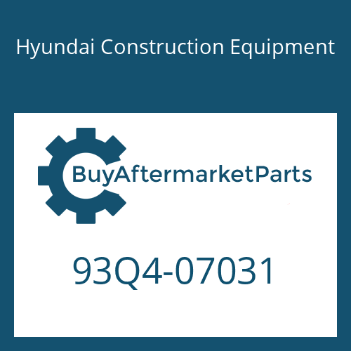 Hyundai Construction Equipment 93Q4-07031 - DECAL-REFERENCE LH for Heavy Equipment