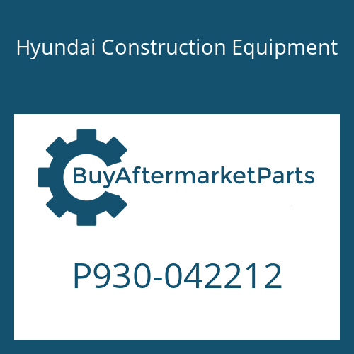 Hyundai Construction Equipment P930-042212 - HOSE ASSY-ORFS&amp;THD for Heavy Equipment