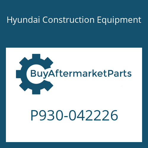 Hyundai Construction Equipment P930-042226 - HOSE ASSY-ORFS&amp;THD for Heavy Equipment