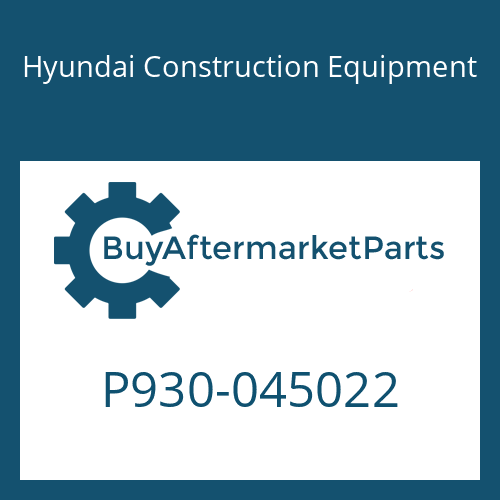 Hyundai Construction Equipment P930-045022 - HOSE ASSY-ORFS&amp;THD for Heavy Equipment
