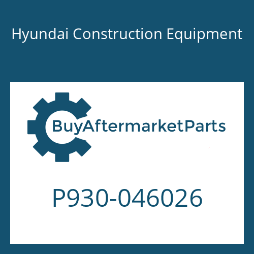 Hyundai Construction Equipment P930-046026 - HOSE ASSY-ORFS&amp;THD for Heavy Equipment