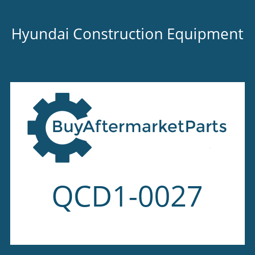 Hyundai Construction Equipment QCD1-0027 - 435-330-170 CARTON DOUBLE BOX for Heavy Equipment