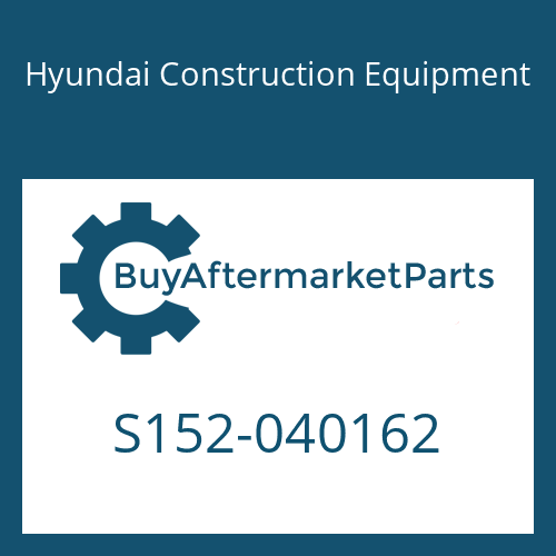 Hyundai Construction Equipment S152-040162 - BOLT-TAP for Heavy Equipment