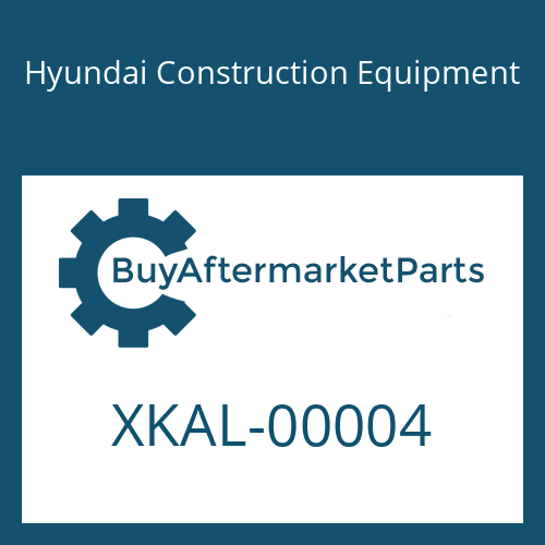Hyundai Construction Equipment XKAL-00004 - SEAL for Heavy Equipment