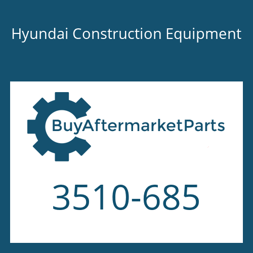 Hyundai Construction Equipment 3510-685 - Spool for Heavy Equipment