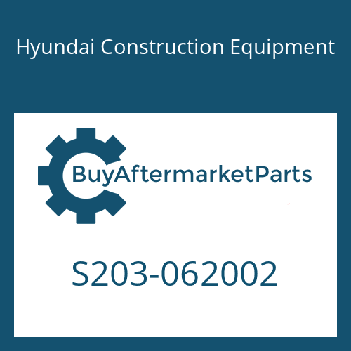 Hyundai Construction Equipment S203-062002 - NUT-HEX for Heavy Equipment