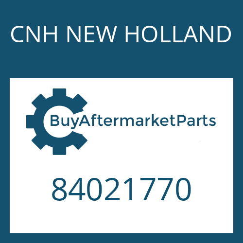 CNH NEW HOLLAND 84021770 - GEAR SET for Heavy Equipment