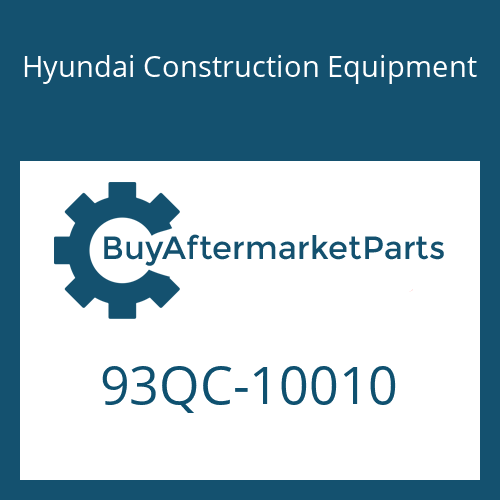 Hyundai Construction Equipment 93QC-10010 - DECAL-MODEL NAME for Heavy Equipment