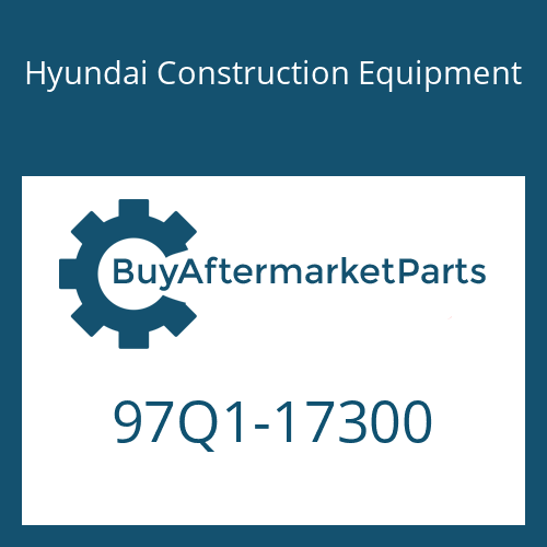 Hyundai Construction Equipment 97Q1-17300 - DECAL-CONTROL SWIVEL for Heavy Equipment