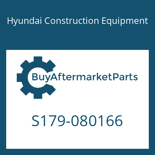 Hyundai Construction Equipment S179-080166 - SCREW-SOCKET for Heavy Equipment