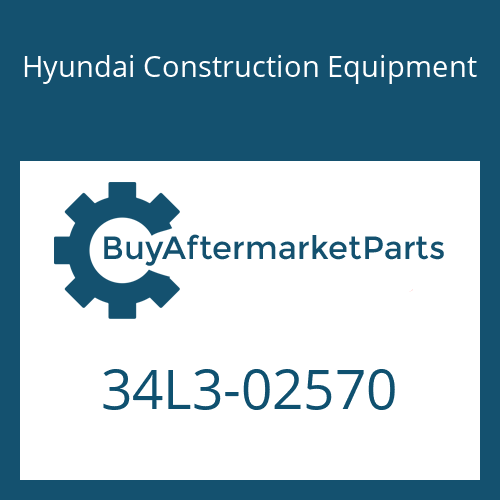 Hyundai Construction Equipment 34L3-02570 - COVER for Heavy Equipment