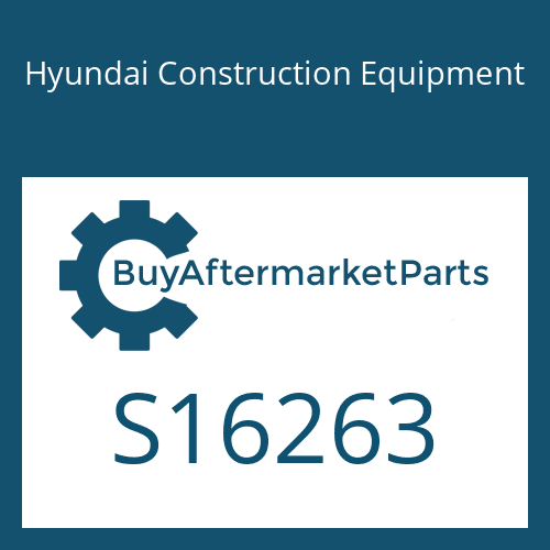Hyundai Construction Equipment S16263 - BELT-TETHER for Heavy Equipment