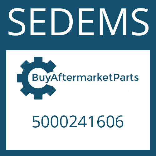 SEDEMS 5000241606 - THRUST WASHER for Heavy Equipment