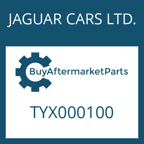 JAGUAR CARS LTD. TYX000100 - ROUND SEALING RING for Heavy Equipment