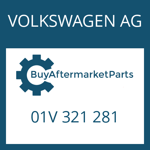 VOLKSWAGEN AG 01V 321 281 - OIL SUPLY for Heavy Equipment