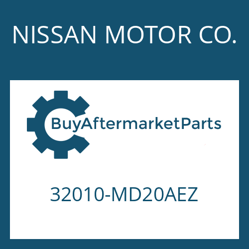 NISSAN MOTOR CO. 32010-MD20AEZ - 6 AS 420 V for Heavy Equipment