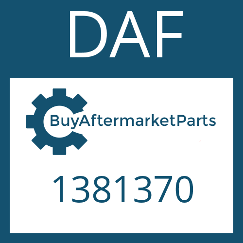 DAF 1381370 - SWITCH for Heavy Equipment