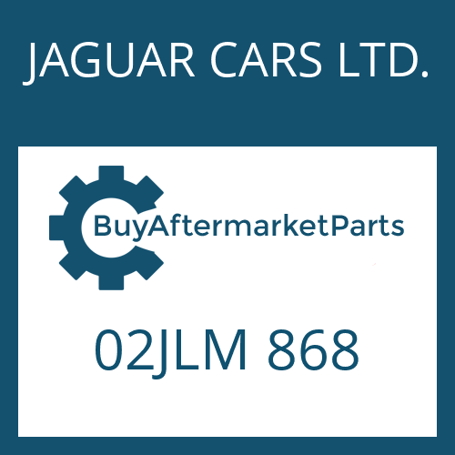 JAGUAR CARS LTD. 02JLM 868 - GOVERN.HOUSING. for Heavy Equipment