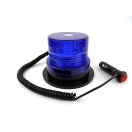 Проблесковый маячок синий 30 LED, 13 см, 2 режима, на магните