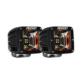 Фары 30W RIGID Radiance Scene (4 светодиода) — Рабочий свет (100°) — Янтарная подсветка (пара)