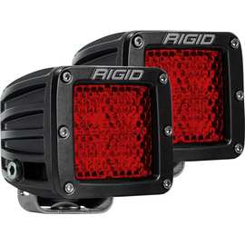 Задние фонари RIGID D-Серия - Красный цвет 2 шт