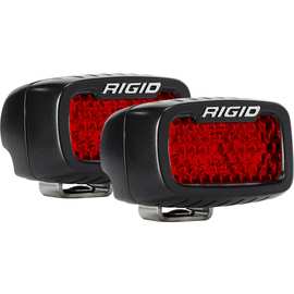 Задние фонари RIGID SR-M Серия - Красный цвет (пара)