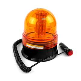 Маяк проблесковый 60LED 609H-C, 14см, 7 режимов, на магните-присоска, 12/24V