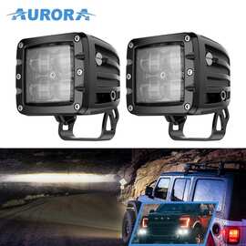 Фары AURORA 40W - Противотуманная фара (ровная линия с СТГ) ALO-K2-2-E4T, (светодиоды Osram) 3200Lm