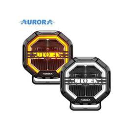 Светодиодная фара AURORA 40W - ALO-W-4-R12T3-AW - Комбинированный свет (белый свет) + ДХО (Желтый -Белый) 4600Lm