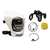 Комплект для мотоцикла RIGID Adapt XE Moto Kit White — Фара, защита, чёрный обтекатель, проводка