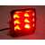 Маркерный фонарь LOYO 30W - Красная дуга (подкова) FORK U-ZONE SHAPE ARC MAX RED, 10-80V