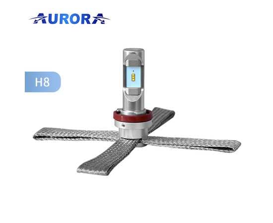 Светодиодные лампы Aurora цоколь H11 6000Лм комплект 2 шт.