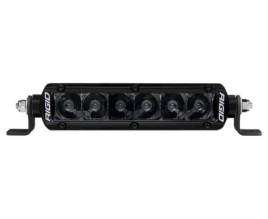 Светодиодная балка дальнего света Rigid 6" SR-Серия PRO (6 диодов) Midnight Edition