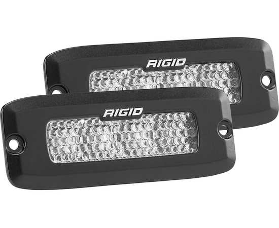 Светодиодная фара Rigid SR-Q Серия PRO (4 диода), Рабочий свет 2 шт.