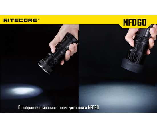 Фильтр для фонарей Nitecore NFR60 КРАСНЫЙ, изображение 6