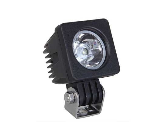 Светодиодная LED фара 10W - Дальнего света, 1023C-10S (светодиоды CREE), изображение 3