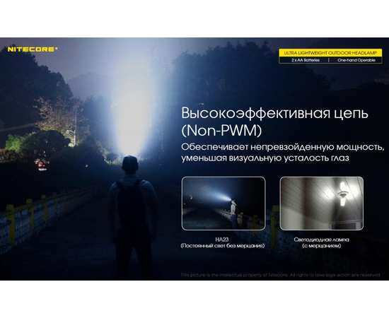 Налобный фонарь Nitecore HA23, изображение 14