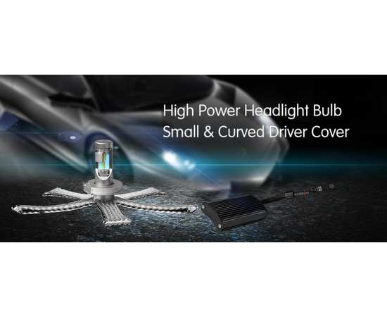 Светодиодные лампы Aurora цоколь H7 6000Лм комплект 2 шт, изображение 8