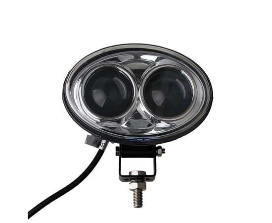 Маркерный фонарь 6W - Красный круг, точка на погрузчик, 6WRS, (Red Spot) (Светодиоды Cree) 9-80 V, изображение 5