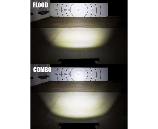Светодиодная LED фара 108W - Комбинированного света 3520-108C (светодиоды CREE) slim, изображение 3
