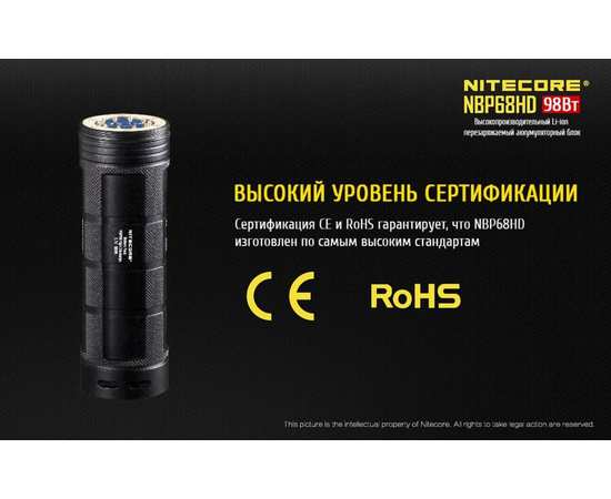 Аккумуляторный блок Nitecore NBP68HD 8х18650 (27200 mAh), изображение 10