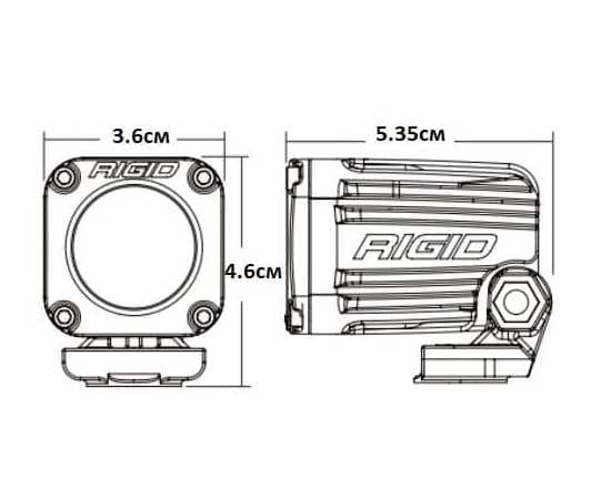 Светодиодная фара RIGID Ignite (1 светодиод) Ближний свет, изображение 3