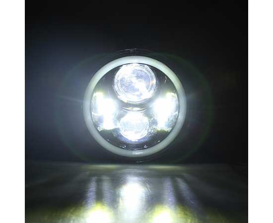 Светодиодные фары 7" 140W головной свет  дюймов Нива, изображение 6