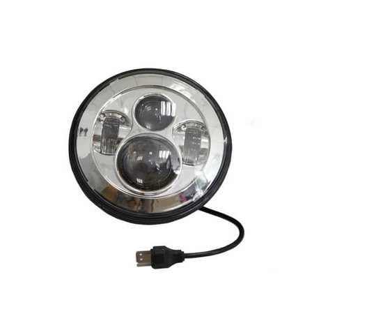 Светодиодные LED фары 7" 80W головного света (комплект 2шт), изображение 16