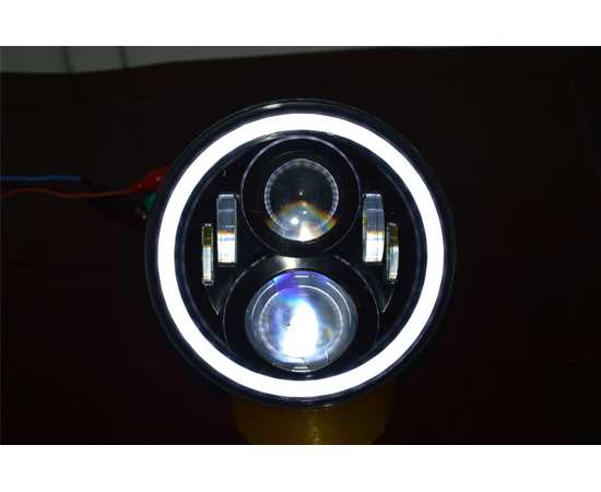 Светодиодный фары головного света с ДХО и поворотниками 7 дюймов 140 Вт (комплект), изображение 7