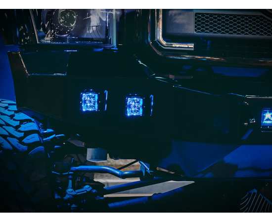 Фары RIGID Radiance Pod (3 светодиода) комбинированого света - Синяя подсветка (пара), изображение 3