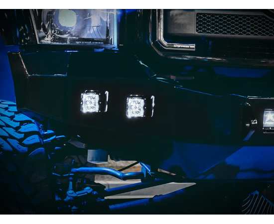 Фары RIGID Radiance Pod (3 светодиода) комбинированого света - Синяя подсветка (пара), изображение 13