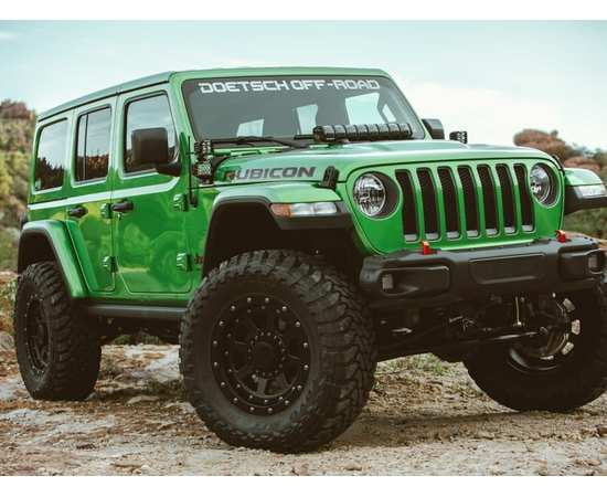 Крепление Rigid для JEEP Wrangler JL  2х фар на обтекатель перед лобовым стеклом, изображение 5